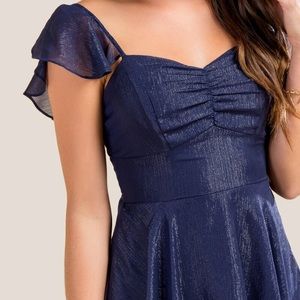skylar shine navy blue prom dress